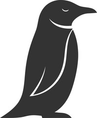 Penguin animal vector silhouette