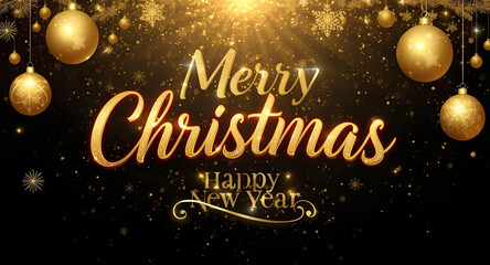 Merry Christmas and New Year greetings © Rizky