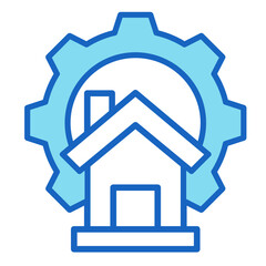 Cog  Icon Set Multiple Style Collection