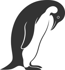 Penguin animal vector silhouette
