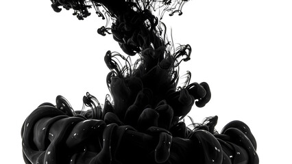 Black Ink in Motion