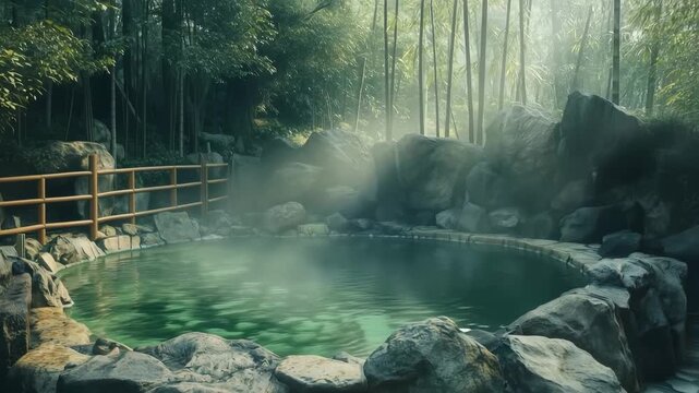 旅行イメージビデオ　露天風呂