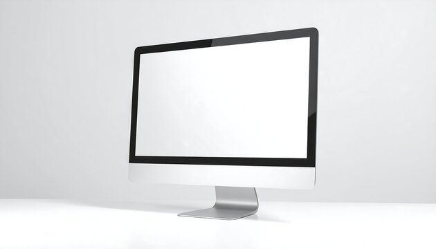 Modern computer monitor, minimalist design