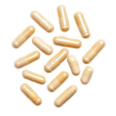 pills isolated on white