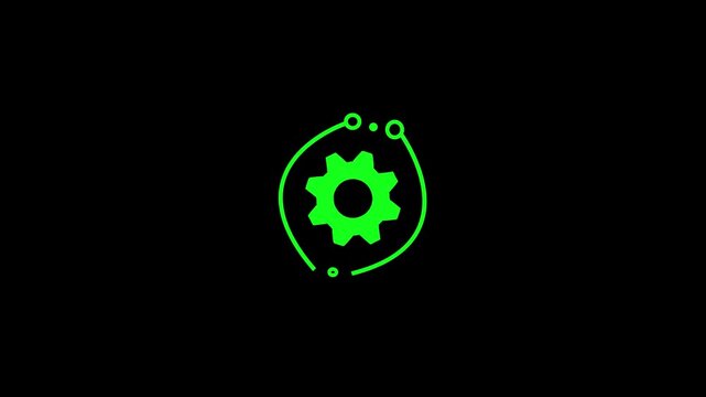 animated neon bear neon bear croma 4k looping