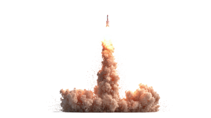 Wooden chess king isolated on transparent background