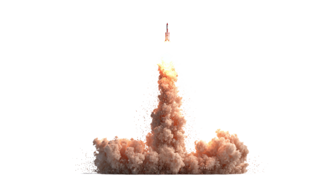 Wooden chess king isolated on transparent background