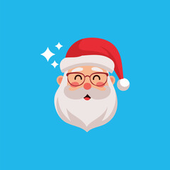Cheerful Santa Claus with a Jolly Expression