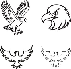 Eagle Silhouette Collection.