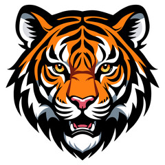 Tiger Head Vector – Mascot Logo Illustration