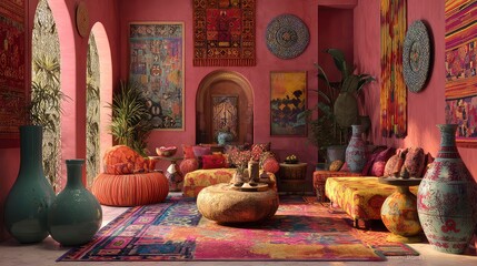 interior of a luxury hotel