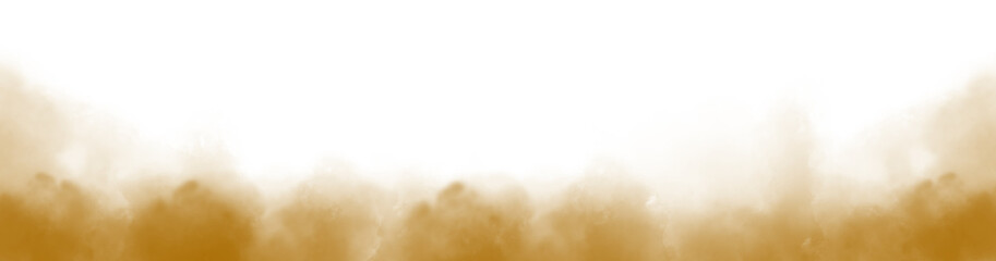 Brown cloud particles isolated on transparent empty background. realistic smoke fog overlay. Realistic dry ice smoke clouds fog overlay template.