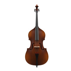 Fototapeta premium Cello music instrument on transparent background PNG Generative AI