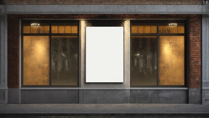 empty sign board for advertising text. christmas luxury decorate