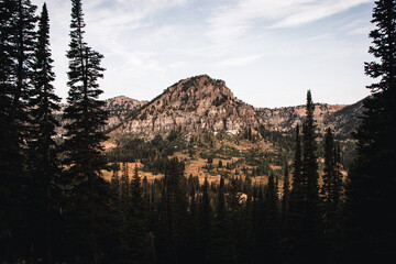 Fall Hiking Views at Tony Grove Lake and White Pine Lake Logan Utah Mountain Peaks and Trails