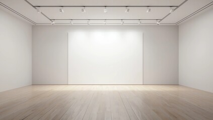 Obraz premium Room with empty banner