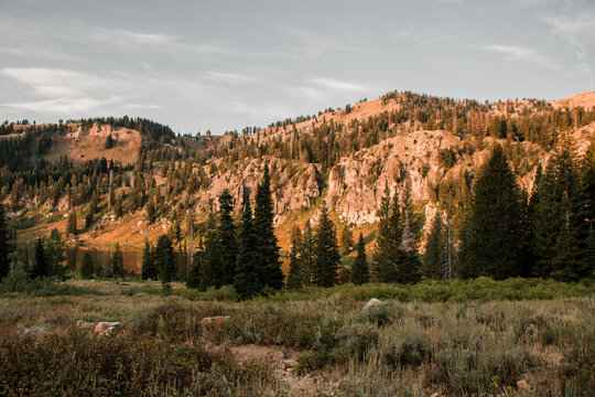 Fall Hiking Views at Tony Grove Lake and White Pine Lake Logan Utah Mountain Peaks and Trails