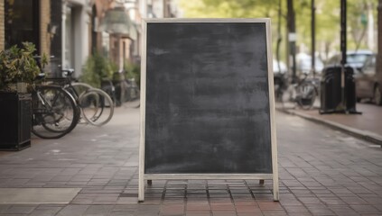 Restaurant chalkboard menu sign