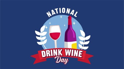 National Drink Wine Day with delicious wine