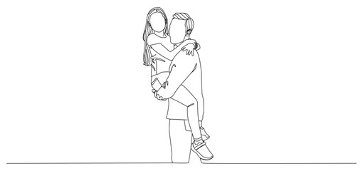 a father holding his daughter for father's day