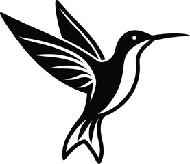 Bird of Paradise Vector Illustration with Flying Birds and Wings