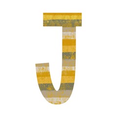 Joyful J letter crafted with dynamic paint textures and soft layering, perfect for minimalist logos, personalized monograms, alphabet art, and modern typography illustrations.