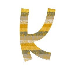 K monogram featuring dual brushstroke energy and pastel transitions, suited for identity design, logo creation, branding kits, custom alphabet visuals, and modern design assets.