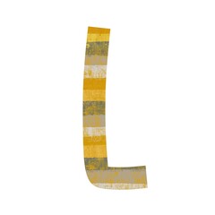 L-shaped lettermark rendered with soft sweeping brush texture in neutral hues, perfect for modern branding, logo templates, creative alphabets, or editorial letter assets.