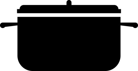 black cooking utensil icon illustration