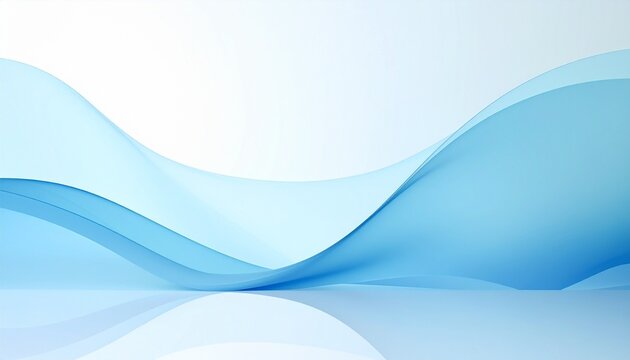 Abstract blue gradient backgrounds with waveforms, geometric overlays, and tranquil depth.
