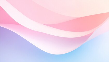 Abstract pastel gradient background with flowing curves and soft blended colors, minimal and elegant design