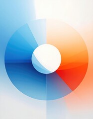 Abstract circular graphic design