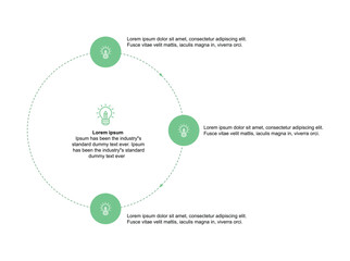 Vector infographic template illustrating a modern business process workflow. This flat design diagram features step-by-step processes with icons, arrows, and text placeholders.20