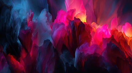 Obraz premium Abstract Fluid Colorful Landscape
