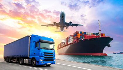 Global Logistics: Interconnected Freight and Supply Chain


