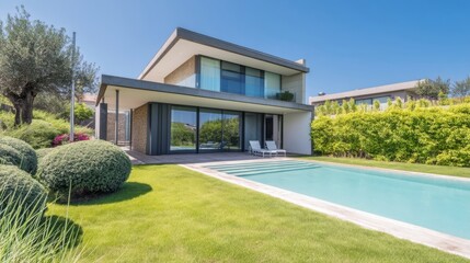 An elegant minimalist orange background with yellow-orange flowers, vintage candle holders, lit candles,