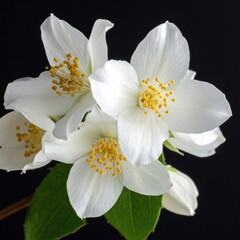 Close-up of white jasmine flowers
