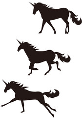 駆けるユニコーン
