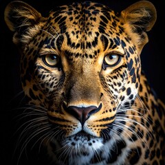 Close-up portrait of a leopard (2)