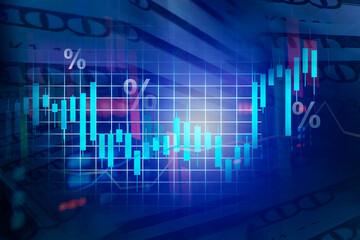 stock market graph analysis , online trading investment
