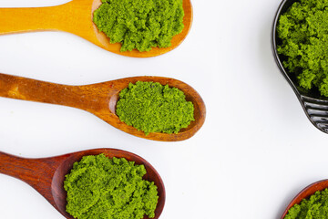 Fresh water alga, water meal or swamp algae