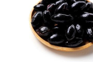 Pickled Chinese black olive in brine