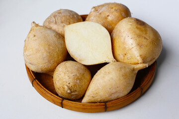 Mexican turnip or jicama or yam bean