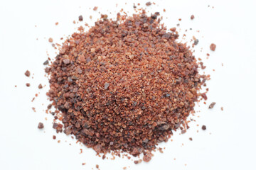Black Himalayan salt, rock salt granules