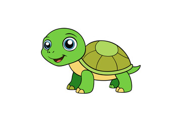 tortoise with a green leaf