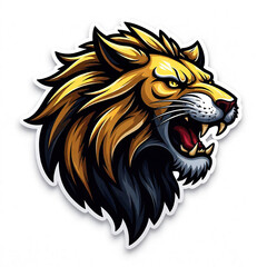 Minimalist Leo Head Logo