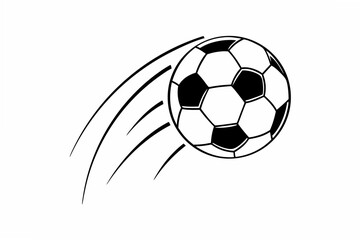 Fototapeta premium soccer ball vector illustration