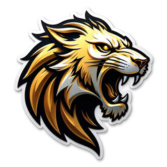 Creative Leo Head Illustration