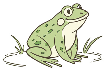 frog on a leaf