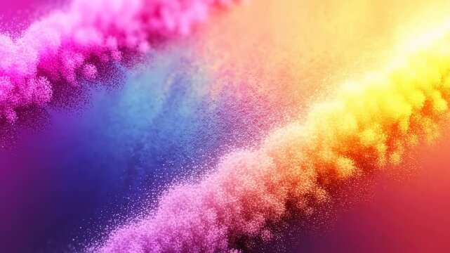 Smooth gradient background showcasing vibrant summer colors transitioning from deep blues to warm oranges and pinks, creating an inviting atmosphere for various creative projects